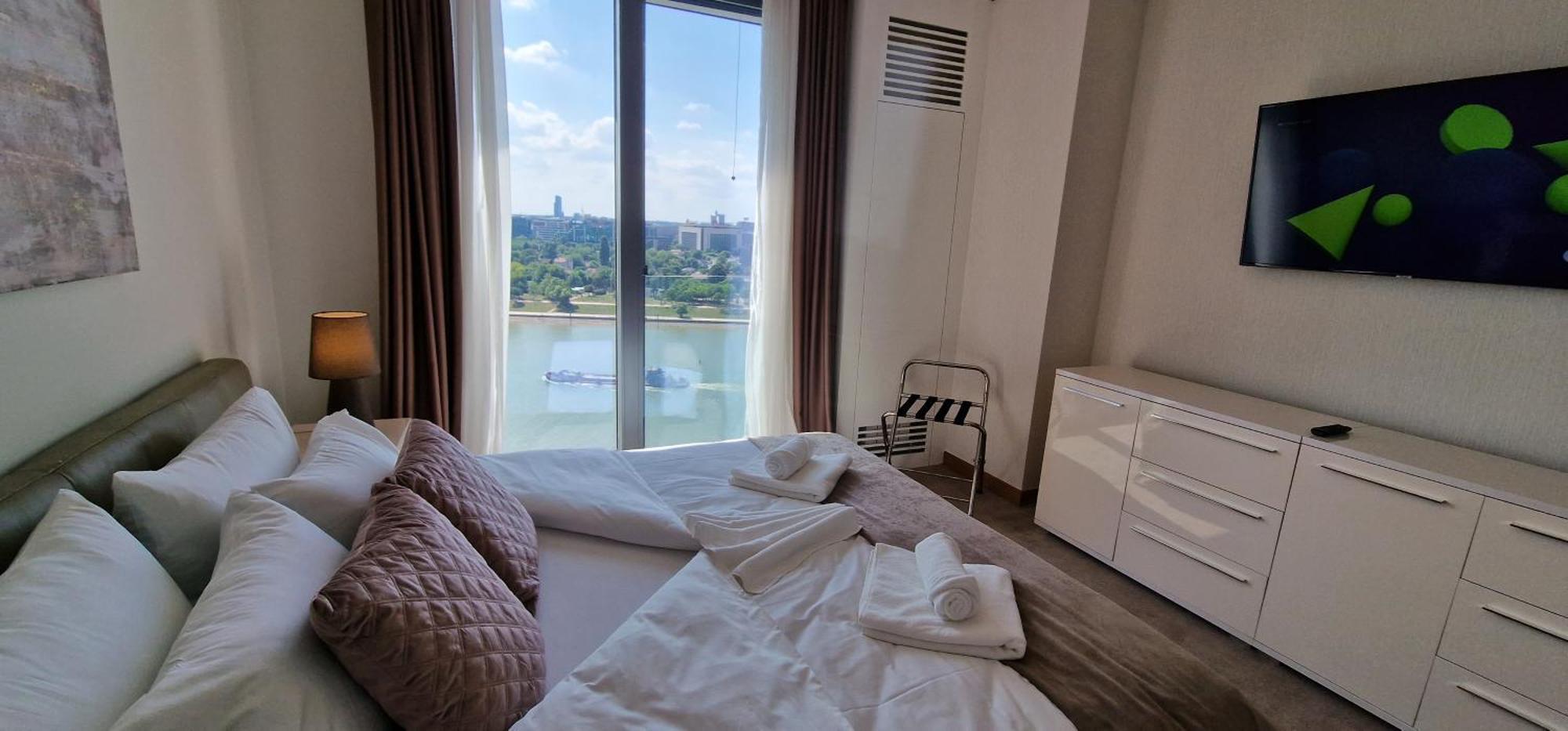Beograd Na Vodi - Belgrade Waterfront Riverside ภายนอก รูปภาพ
